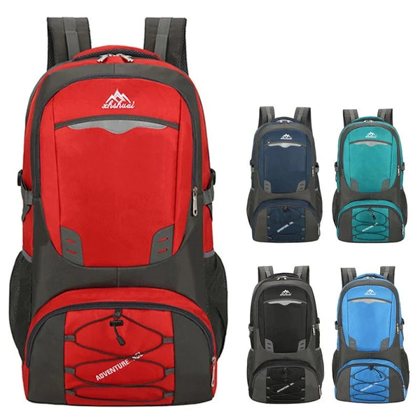 Sac à dos sport homme étanche avec multi-poches pour randonnée ou camping