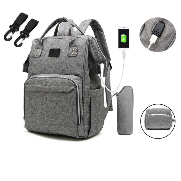 Sac à dos voyage multifonction avec port usb et grande capacité